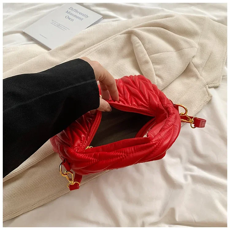 Bolsa feminina transversal couro PU - Imagem 4