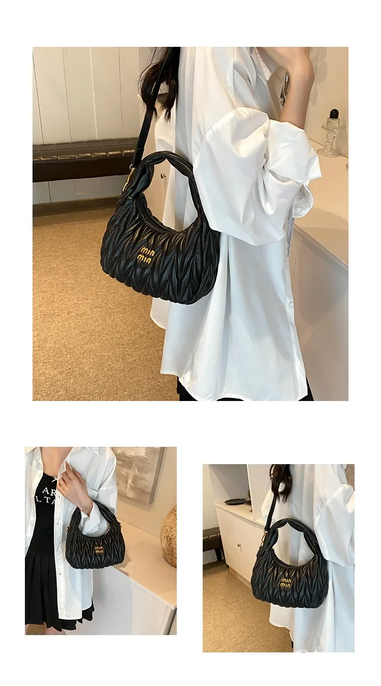 Bolsa feminina transversal couro PU - Imagem 5